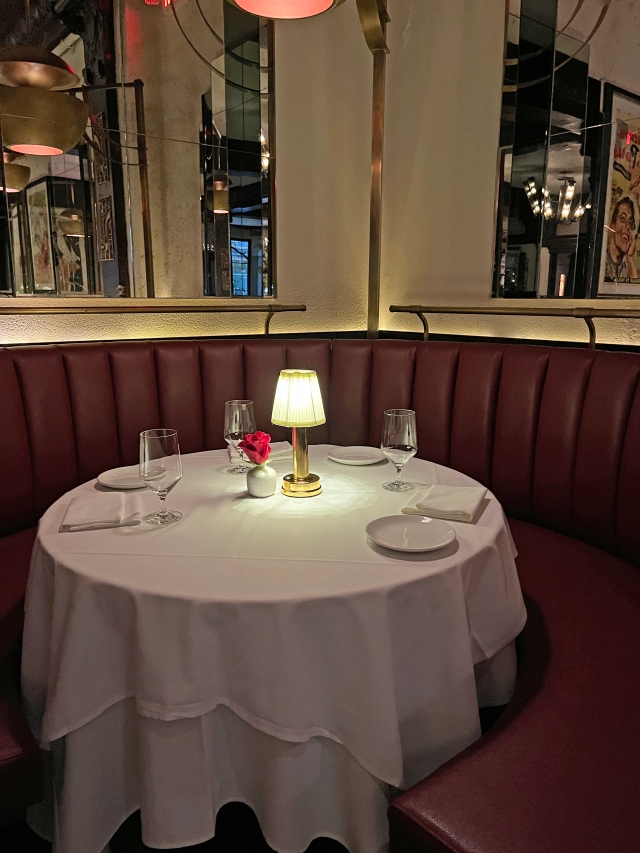 Chez Francis Brasserie Corner Table